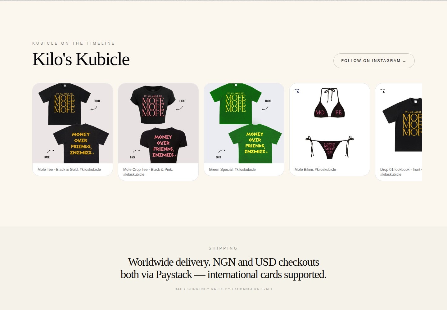 Kilo’s Kubicle product gallery