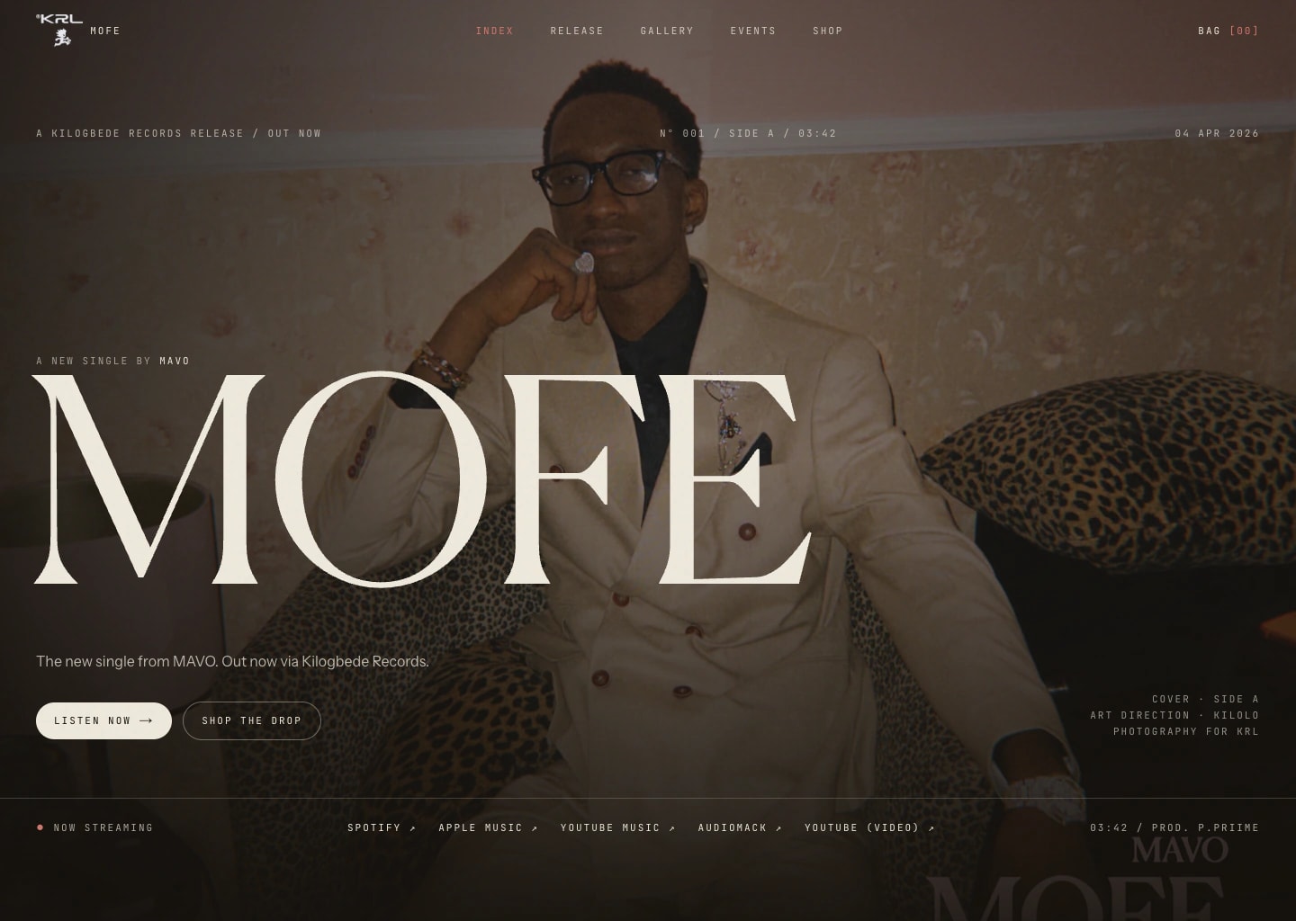 MOFE.live on desktop