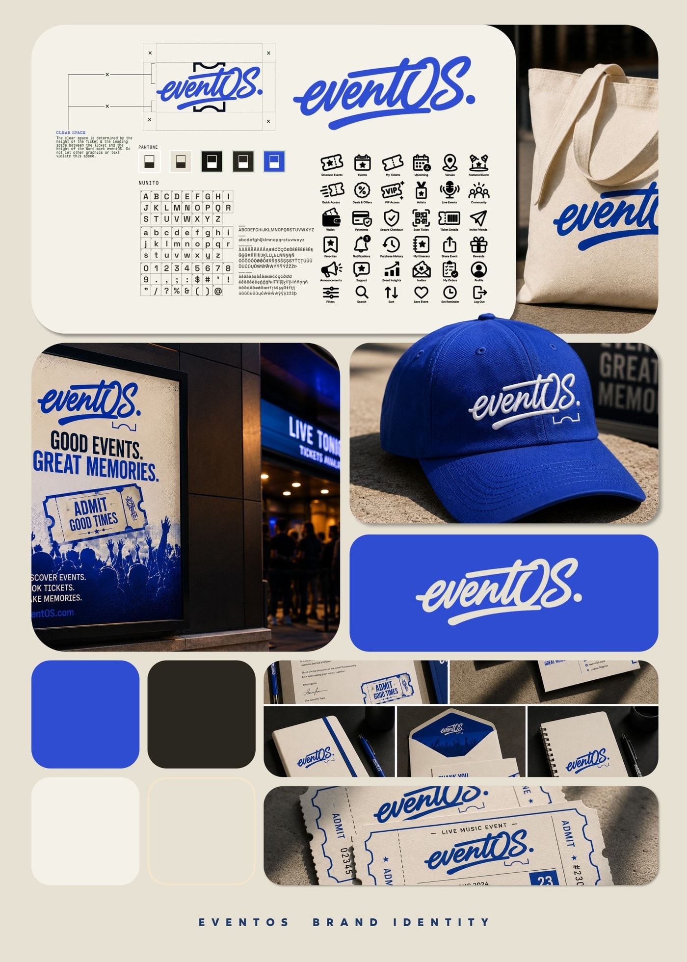 eventOS identity board